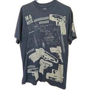 MANIK Skateboarding MENS Medium T-SHIRT USA SKATE BOARD Blue